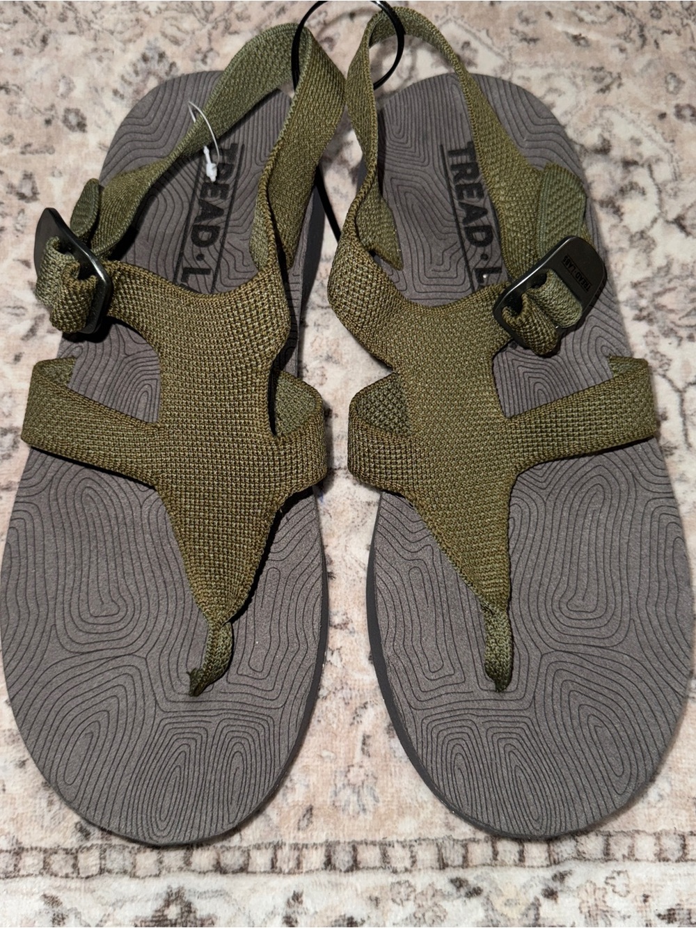 Tread Labs Albion Sandal - Olive Green Men’s Size 10 NWOB